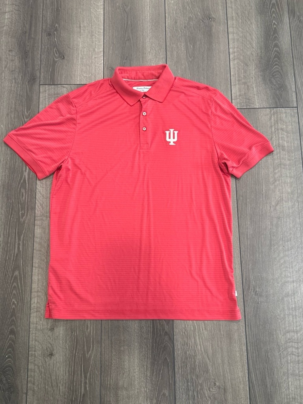 Tommy Bahama Indiana University golf polo shirt in red sz m ONLY WORN ONCE